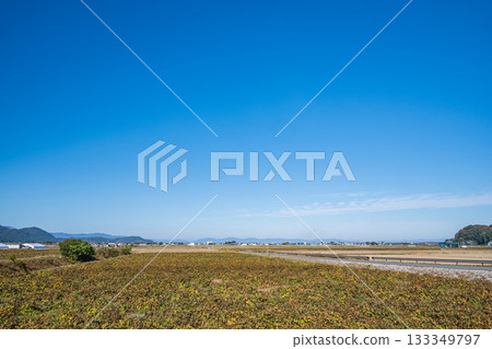 Rural scenery of the Omi Plain, Omihachiman City, Shiga Prefecture Rural scenery of the Omi Plain, Omihachiman City, Shiga Prefecture 133349797