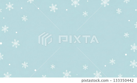 簡約的冬季圖案布料,白色雪花在淺藍色背景上翩翩起舞。 簡約的冬季圖案布料,白色雪花在淺藍色背景上翩翩起舞。 133350442