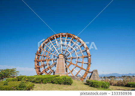 滋賀縣東近江市伊波湖能登川水車 133350936