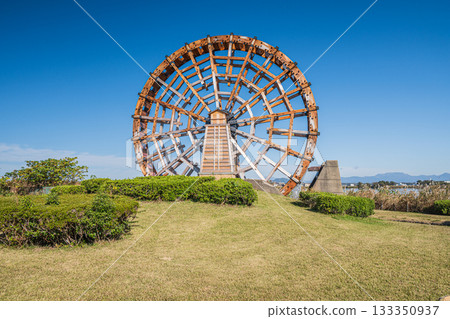 滋賀縣東近江市伊波湖能登川水車 133350937