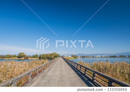 Lake Iba, Daido River, Higashiomi City, Shiga Prefecture Lake Iba, Daido River, Higashiomi City, Shiga Prefecture 133350950