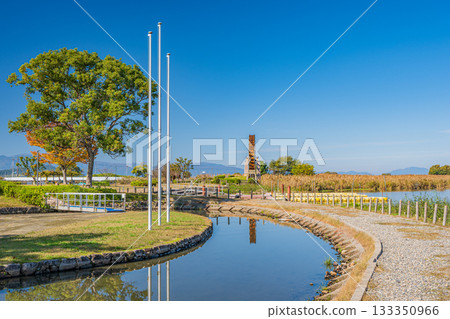 Notogawa Waterwheel, Lake Iba, Higashiomi City, Shiga Prefecture Notogawa Waterwheel, Lake Iba, Higashiomi City, Shiga Prefecture 133350966