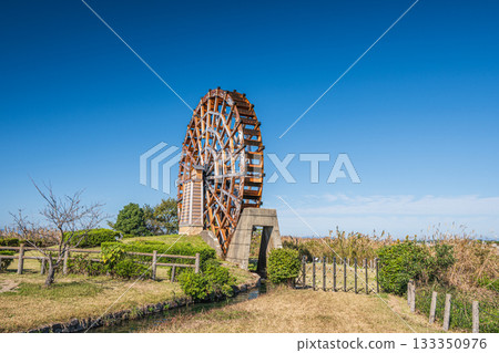 Notogawa Waterwheel, Lake Iba, Higashiomi City, Shiga Prefecture 133350976