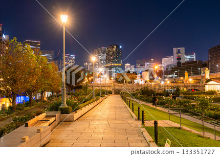 <大阪府> 大阪市中心中之島公園夜景 133351727