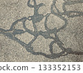 Cracked road 133352153