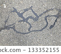 Cracked asphalt 133352155