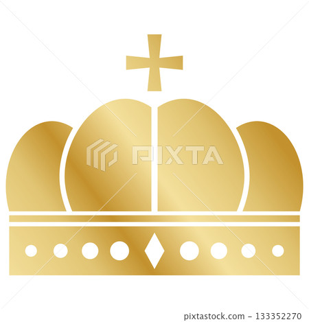 Gold Crown Icon Gold Crown Icon 133352270