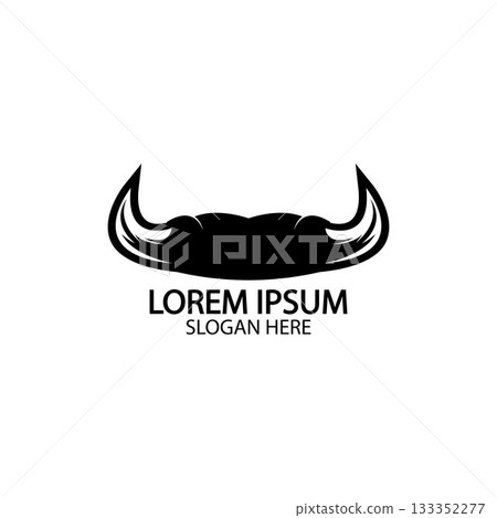 Bull horn logo and symbol template icons app Bull horn logo and symbol template icons app 133352277