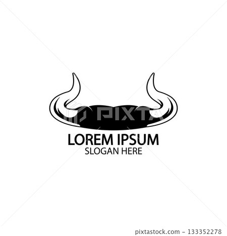 Bull horn logo and symbol template icons app Bull horn logo and symbol template icons app 133352278