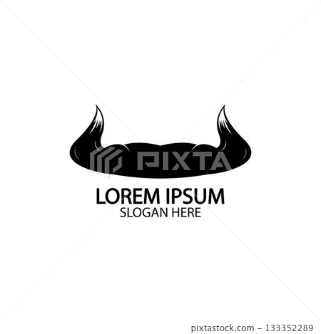 Bull horn logo and symbol template icons app Bull horn logo and symbol template icons app 133352289