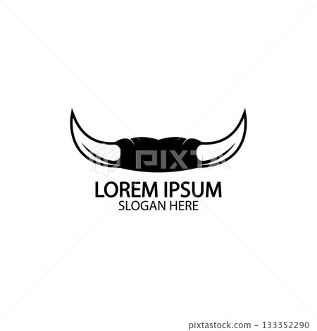 Bull horn logo and symbol template icons app Bull horn logo and symbol template icons app 133352290