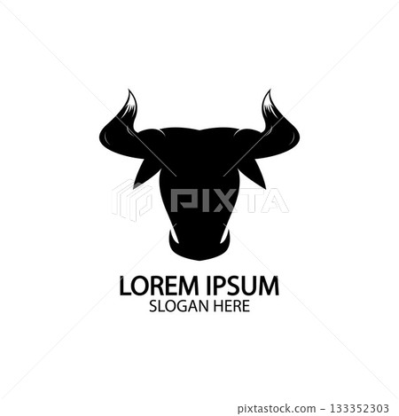 Bull horn logo and symbol template icons app Bull horn logo and symbol template icons app 133352303