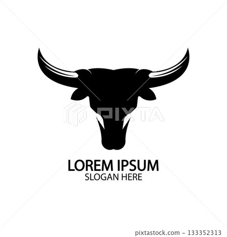 Bull horn logo and symbol template icons app Bull horn logo and symbol template icons app 133352313