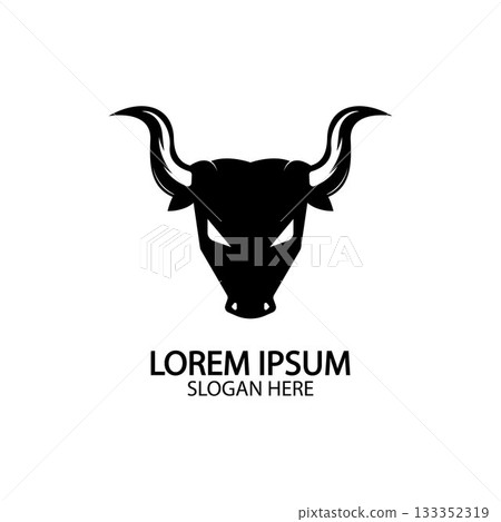 Bull horn logo and symbol template icons app Bull horn logo and symbol template icons app 133352319