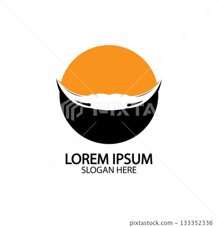 Bull horn logo and symbol template icons app 133352336