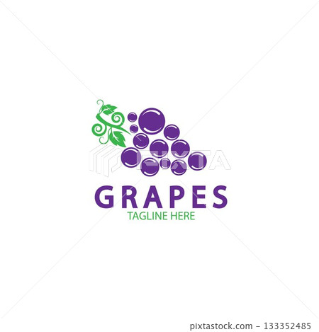 Grapes vector icon illustration design Grapes vector icon illustration design 133352485