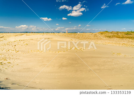 <<Shizuoka Prefecture>> Nakatajima Sand Dunes - Scenery under clear skies 133353139