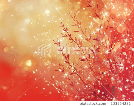 Beautiful Christmas background material 133354281