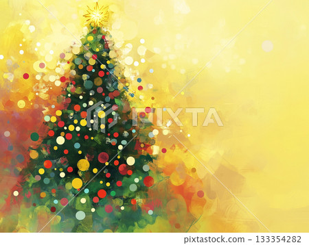 美麗的聖誕節背景素材 133354282