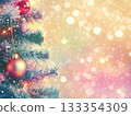 美麗的聖誕節背景素材 133354309