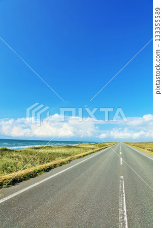 藍天和Orolon線在北海道夏天 藍天和Orolon線在北海道夏天 133355589