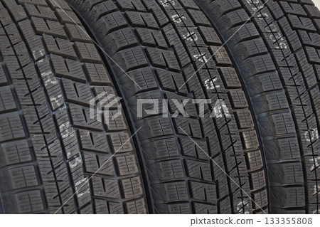 Tire image: Tread surface of unused studless tires Tire image: Tread surface of unused studless tires 133355808