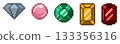 8-bit pixel art gems 133356316