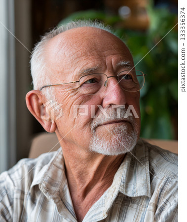 Dignified Senior Citizen Portrait Featuring Mature and Experienced Appearance, Representing Wisdom and Grace in Natural Light Dignified Senior Citizen Portrait Featuring Mature and Experienced Appearance, Representing Wisdom and Grace in Natural Light 133356374