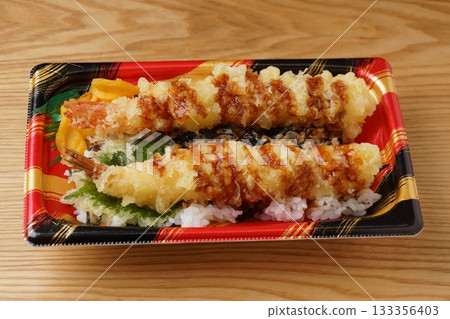 Delicious Shrimp Tianpa Bento Lunch 133356403