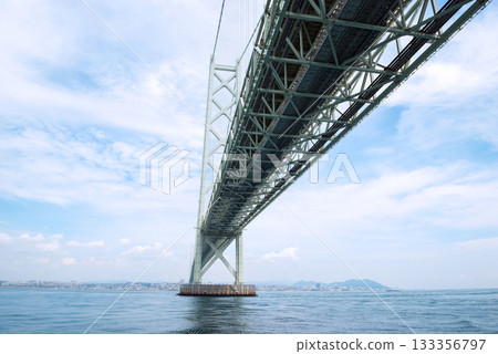 景觀與明石海峽大橋 133356797