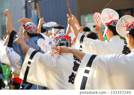 Awa Dance at the Treasure Market in Hikifune, Sumida Ward 133357249