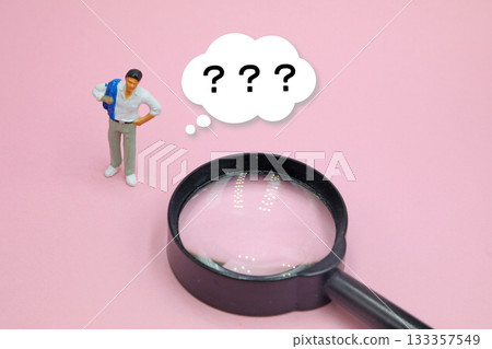 Question mark character material Question mark character material 133357549