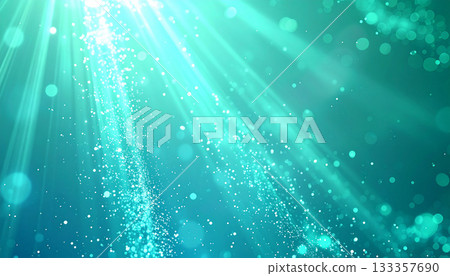 A fantastic light shining into the blue 133357690