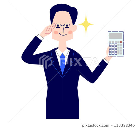 商人正在用計算機說話 商人正在用計算機說話 133358340