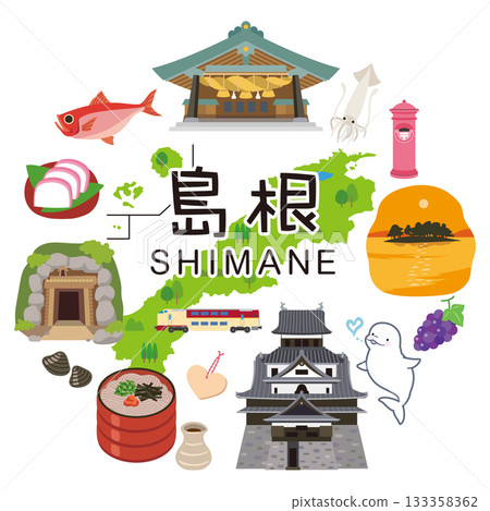 島根縣旅遊圖片圖標 133358362