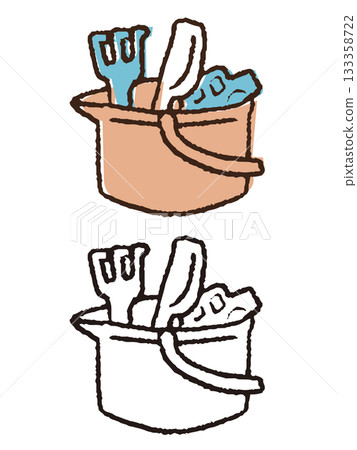 手繪沙盒工具 133358722
