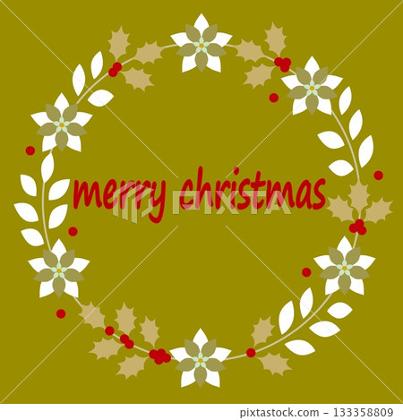 Merry Christmas Merry Christmas Christmas wreath frame Merry Christmas Merry Christmas Christmas wreath frame 133358809