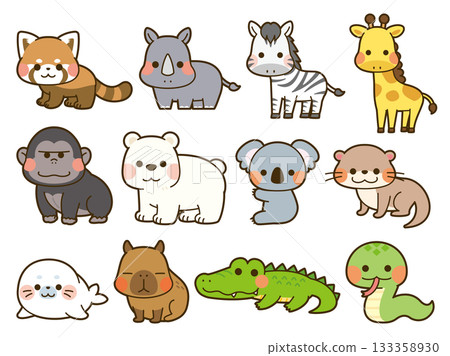 可愛動物插畫集 4 133358930