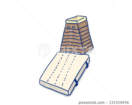 8-step vaulting box and mat 8-step vaulting box and mat 133359456