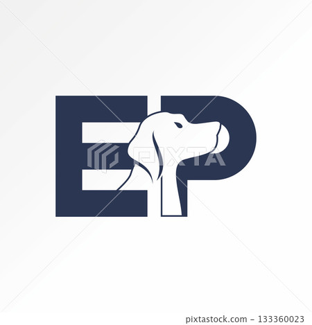 Initial P font head dog animal pet negative space clinic shop adopt paw puppy logo design graphic concept creative premium vector stock image top sell Initial P font head dog animal pet negative space clinic shop adopt paw puppy logo design graphic concept creative premium vector stock image top sell 133360023