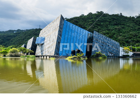 Building view of the Lanyang Museum in Toucheng of Yilan, Taiwan. Mainly collects local cultural relics. 133360662
