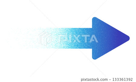 Noise gradient arrow illustration Noise gradient arrow illustration 133361392