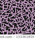 Abstract Light Purple Line Pattern on Black Background with Modern Minimalist Artistic Design 133361850