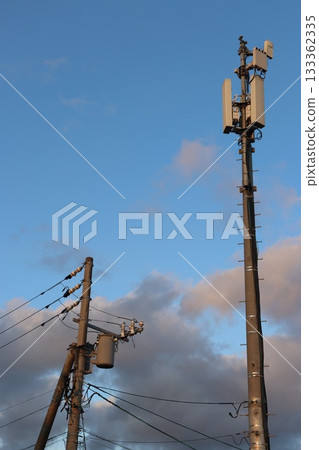 Mobile phone base stations and power lines Mobile phone base stations and power lines 133362335
