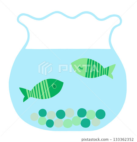 Two fish in a fishbowl 133362352