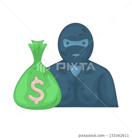 Illustration of thief 133362611