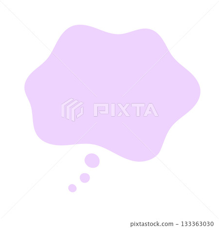 蓬鬆的粉彩色對話框——用於表現內心想法、靈感、冥想、夢境等的圖像插圖。 蓬鬆的粉彩色對話框——用於表現內心想法、靈感、冥想、夢境等的圖像插圖。 133363030