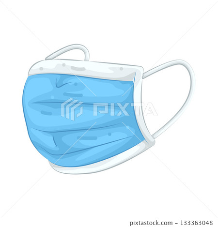 Illustration of face mask 133363048