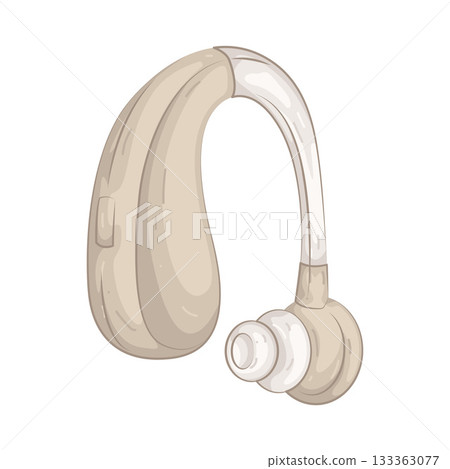Illustration of hearing aid  133363077