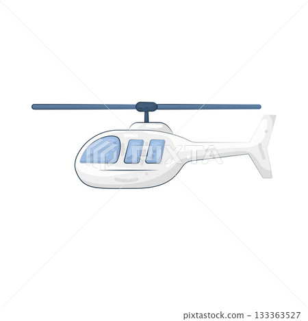 Illustration of medical helicopter  133363527